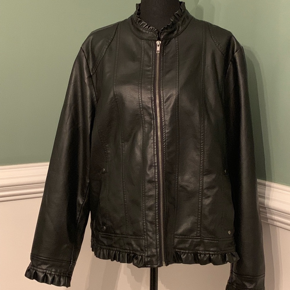Faux Leather Jacket